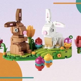 Lego Easter wallpaper