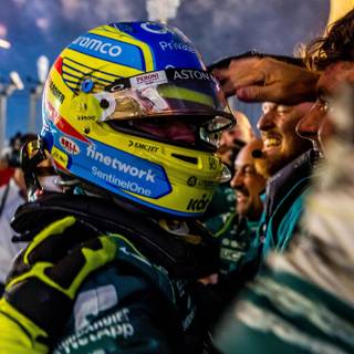 Alonso podium 2023 wallpaper