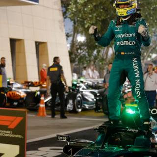 Alonso podium 2023 wallpaper