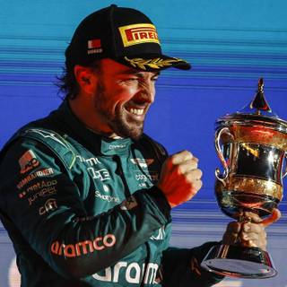 Alonso podium 2023 wallpaper