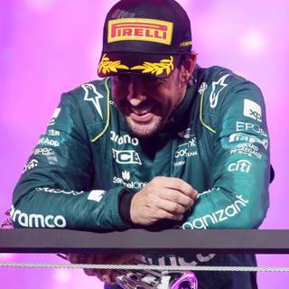 Alonso podium 2023 wallpaper