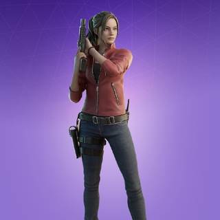 Claire Redfield Fortnite wallpaper