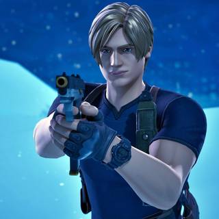 Leon S. Kennedy Fortnite wallpaper