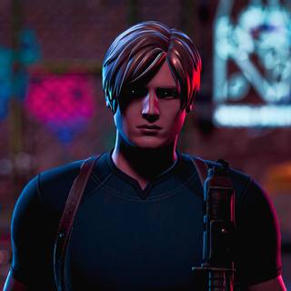 Leon S. Kennedy Fortnite wallpaper