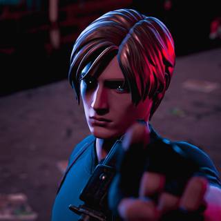 Leon S. Kennedy Fortnite wallpaper