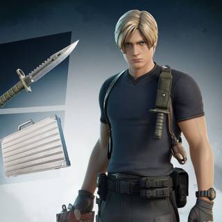 Leon S. Kennedy Fortnite wallpaper