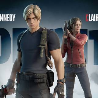 Claire Redfield Fortnite wallpaper