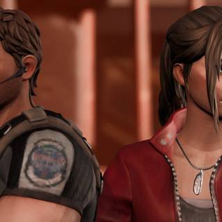 Claire Redfield Fortnite wallpaper