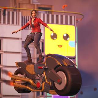 Claire Redfield Fortnite wallpaper