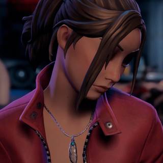 Claire Redfield Fortnite wallpaper