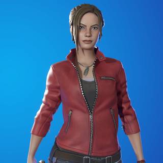 Claire Redfield Fortnite wallpaper