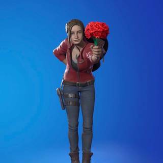 Claire Redfield Fortnite wallpaper
