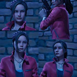 Claire Redfield Fortnite wallpaper