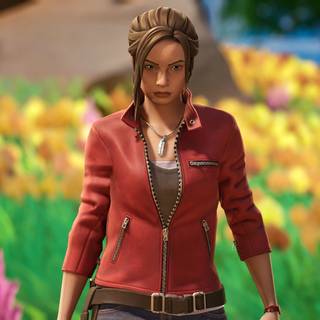 Claire Redfield Fortnite wallpaper