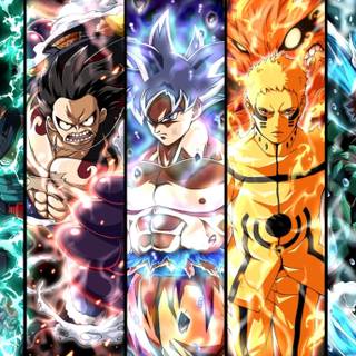 Naruto Luffy Ichigo wallpaper