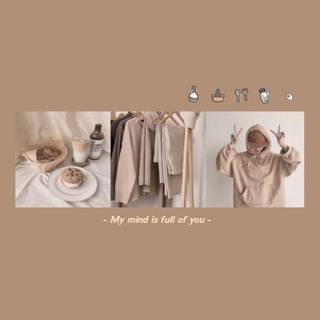 Cute beige wallpaper