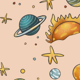 Cute beige wallpaper