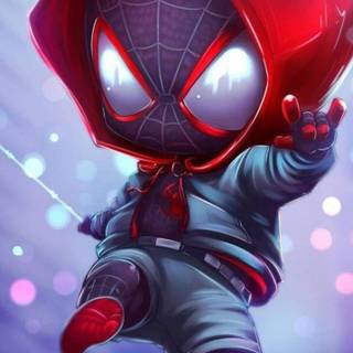 Baby Marvel super hero wallpaper