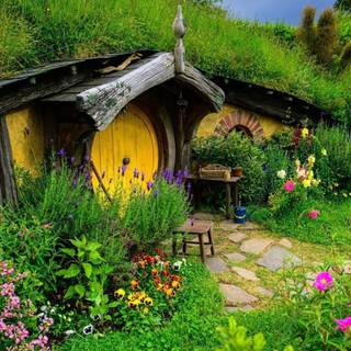Cottage dream wallpaper