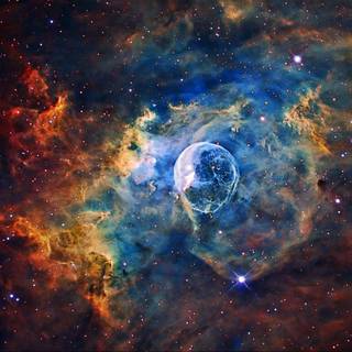 Hubble bubble wallpaper