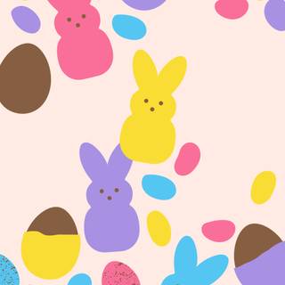 Easter Peeps wallpaper