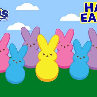 Easter Peeps wallpaper