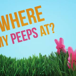 Easter Peeps wallpaper