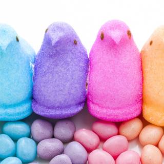 Easter Peeps wallpaper
