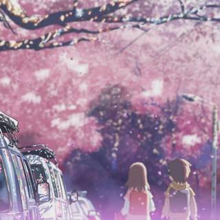 Spring anime scenes wallpaper
