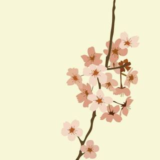 Minimal spring desktop wallpaper
