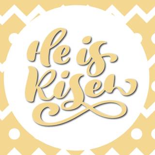 Yellow Easter aesthetic wallpaper