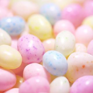 Pastel Easter eggs wallpaper