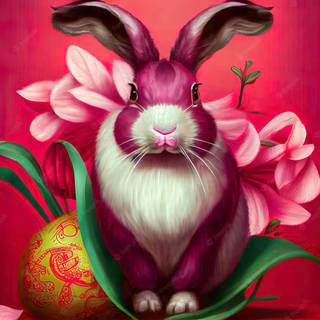 Easter bunny 2023 wallpaper