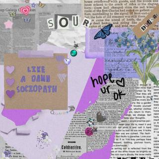 Sour album wallpaper