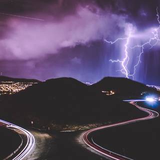 Lightning lane wallpaper