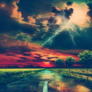 Lightning lane wallpaper