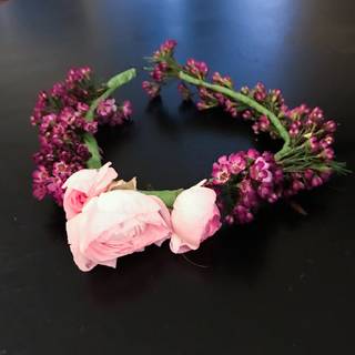 Purple flower crown wallpaper