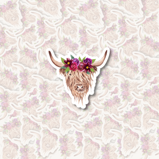 Purple flower crown wallpaper