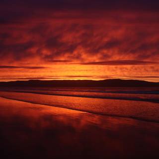 Amazing sunset Ultra HD wallpaper