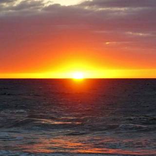 Amazing sunset Ultra HD wallpaper