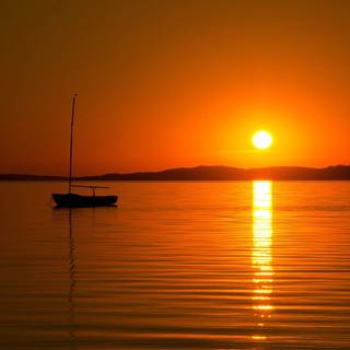 Amazing sunset Ultra HD wallpaper