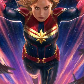 The Marvels 4k 2023 movie poster wallpaper