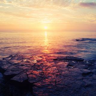 Amazing sunset Ultra HD wallpaper