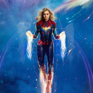 The Marvels 4k 2023 movie poster wallpaper