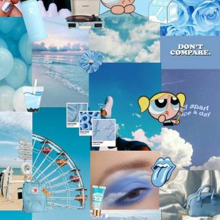 Blue Powerpuff Girl wallpaper