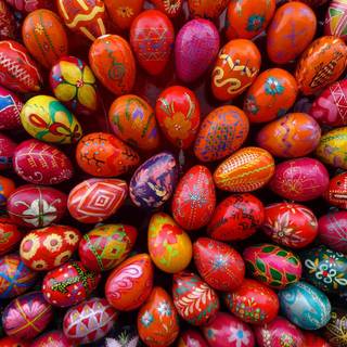 Colorful Easter wallpaper
