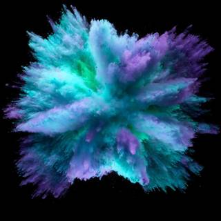 Colorful explosion wallpaper