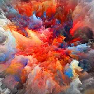 Colorful explosion wallpaper