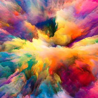 Colorful explosion wallpaper