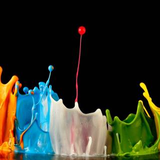 Colorful explosion wallpaper